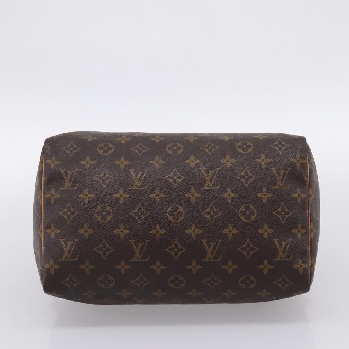 LOUIS VUITTON Monogram Speedy 30 Hand Bag M41526 LV Auth 202692