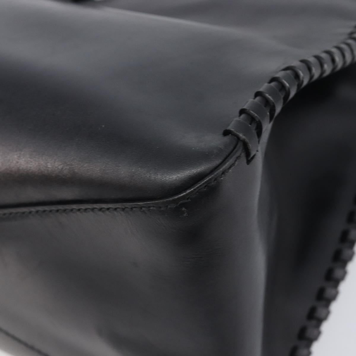 GUCCI Shoulder Bag Leather Black 106236 Auth 202694V