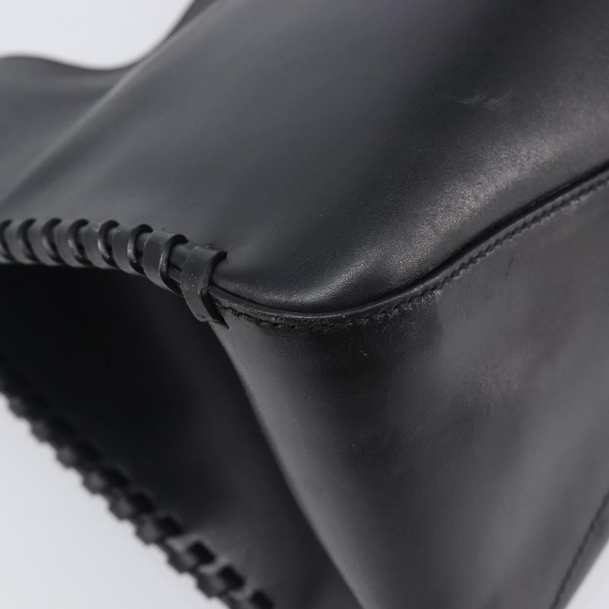 GUCCI Shoulder Bag Leather Black 106236 Auth 202694V