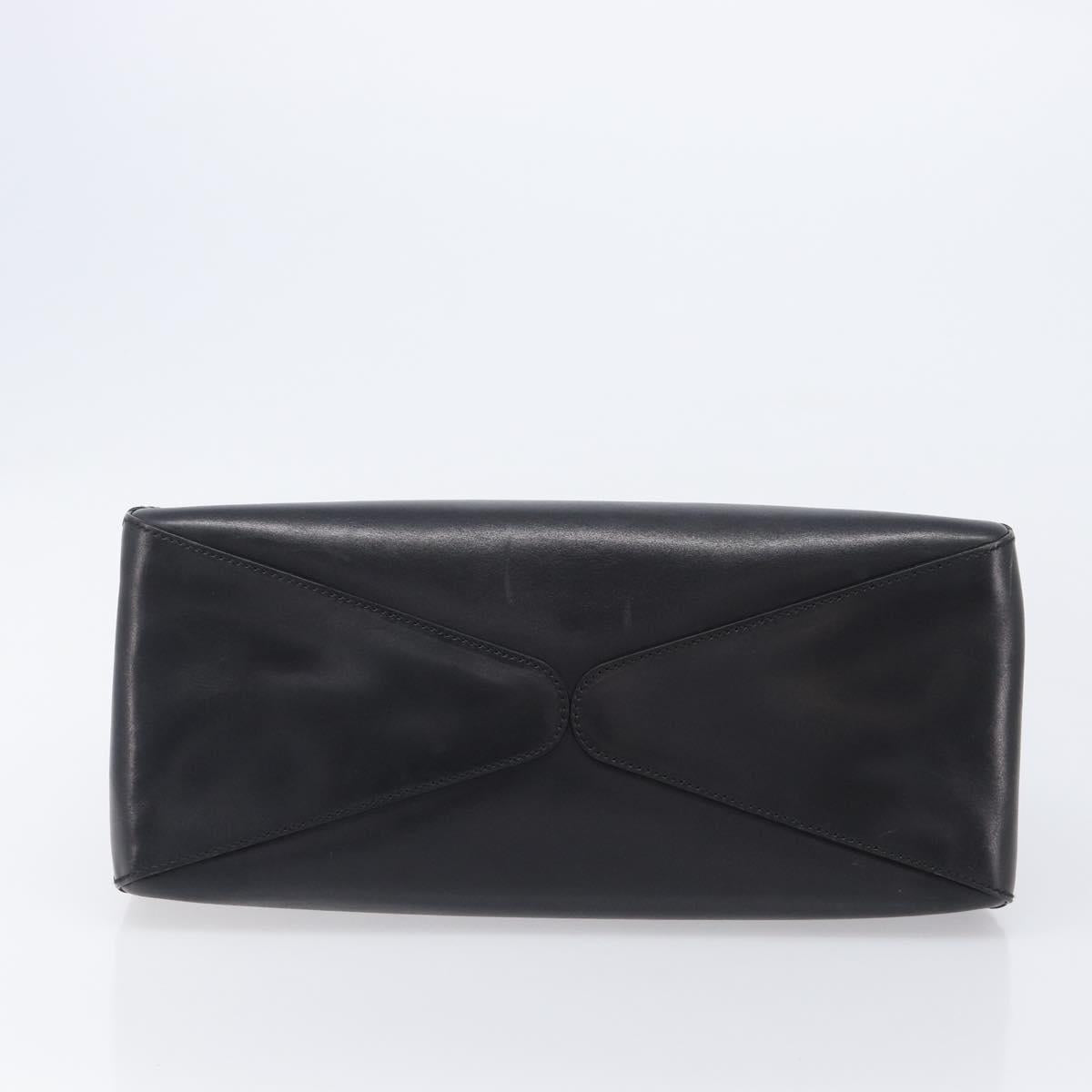 GUCCI Shoulder Bag Leather Black 106236 Auth 202694V