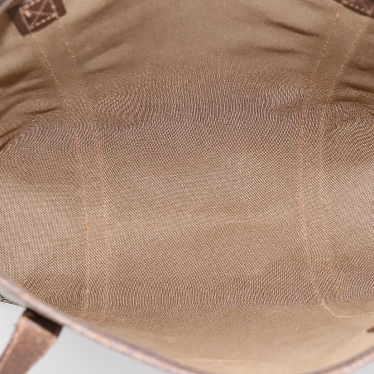 GUCCI GG Supreme Tote Bag PVC Beige Auth 202702