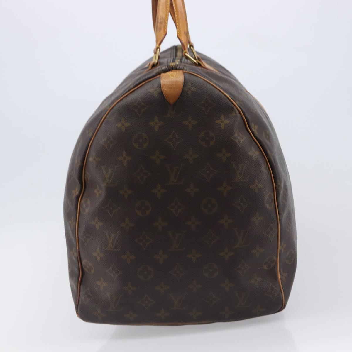 LOUIS VUITTON Monogram Keepall 60 Boston Bag M41422 LV Auth 202706