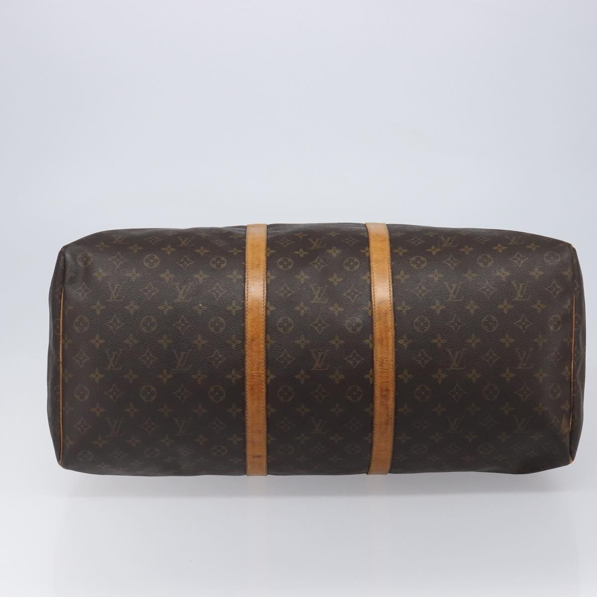 LOUIS VUITTON Monogram Keepall 60 Boston Bag M41422 LV Auth 202706