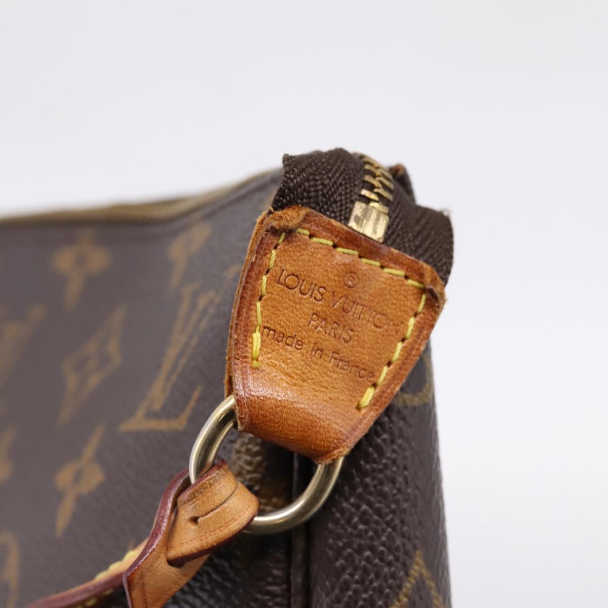 LOUIS VUITTON Monogram Pochette Accessoires Pouch M51980 LV Auth 202708A