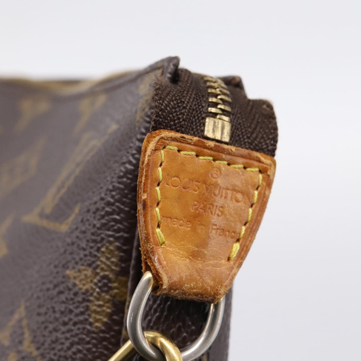 LOUIS VUITTON Monogram Pochette Accessoires Pouch M51980 LV Auth 202709