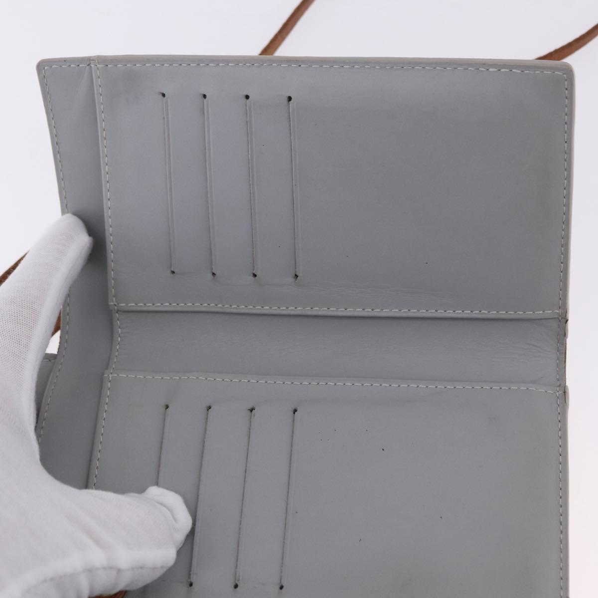 LOUIS VUITTON Monogram Vernis Walker Wallet Gris M91031 LV Auth 202718