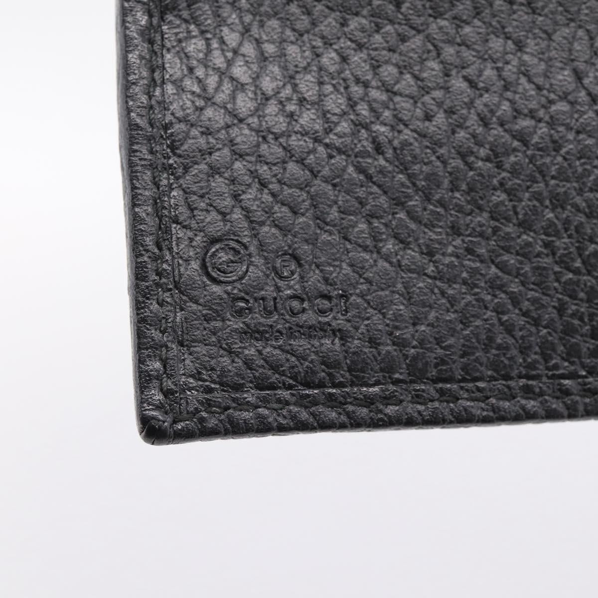 GUCCI GG Canvas Wallet Black 115048 Auth 202719M