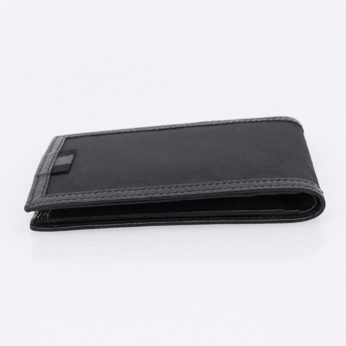 GUCCI GG Canvas Wallet Black 115048 Auth 202719M