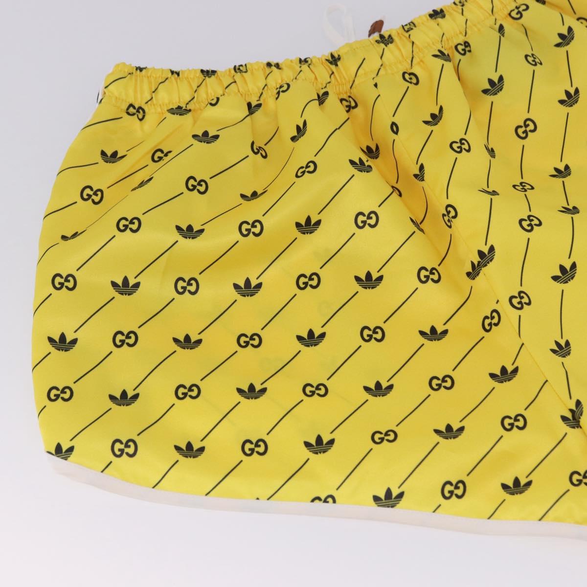 GUCCI Shorts Adidas Collaboration Pants Polyester XS Yellow Auth 202733M