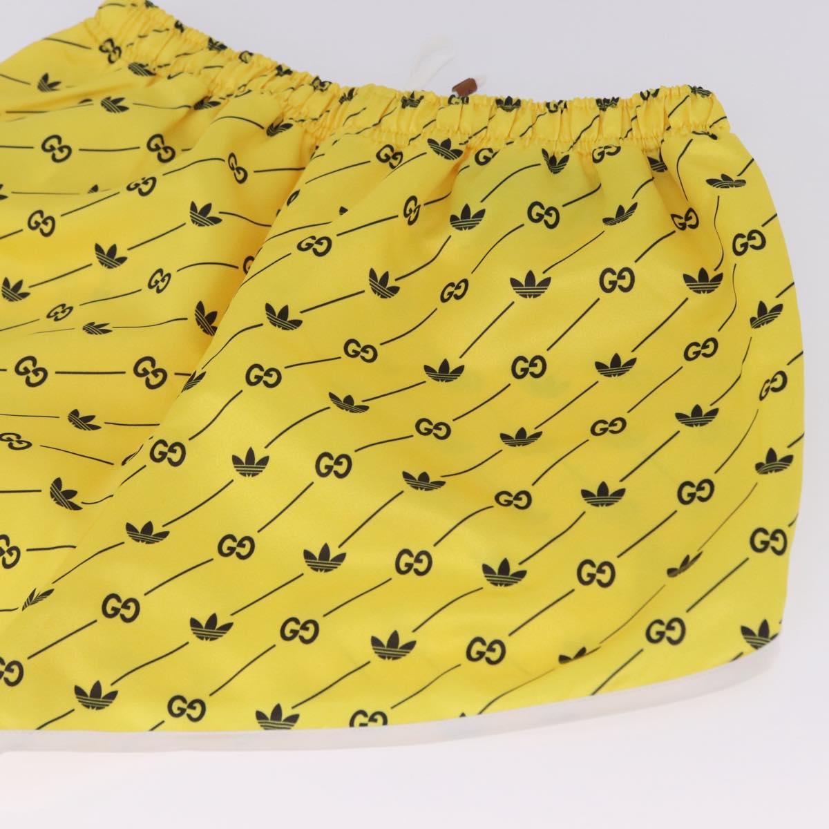 GUCCI Shorts Adidas Collaboration Pants Polyester XS Yellow Auth 202733M