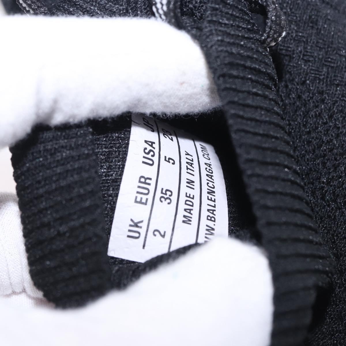 BALENCIAGA Sneakers Speed Trainer Shoes Canvas Black Auth 202736M