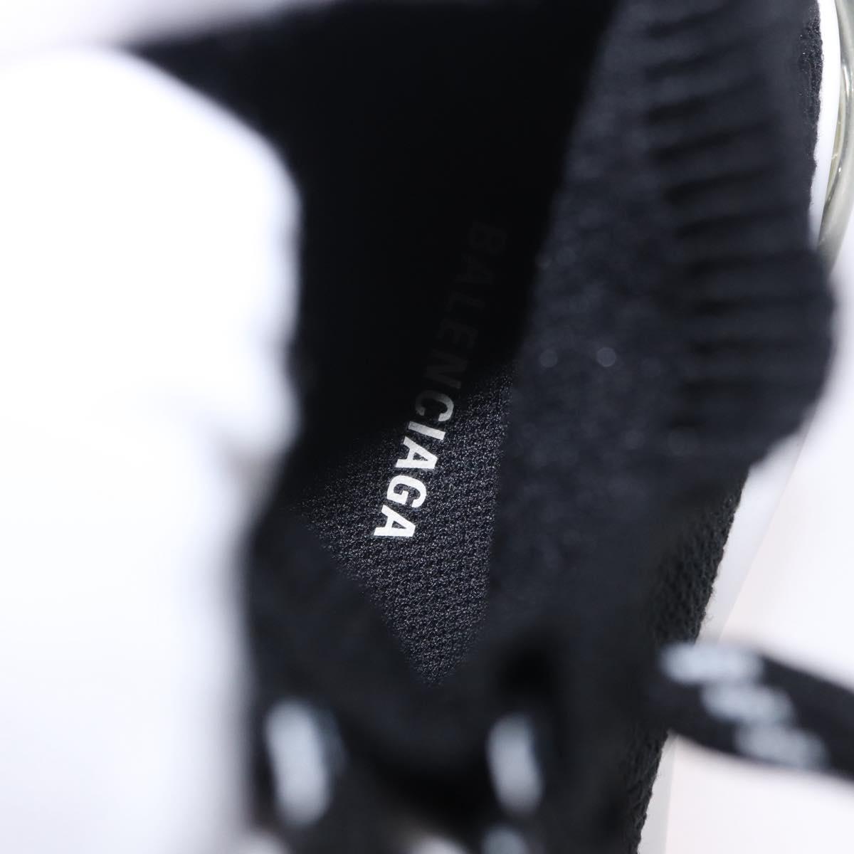 BALENCIAGA Sneakers Speed Trainer Shoes Canvas Black Auth 202736M