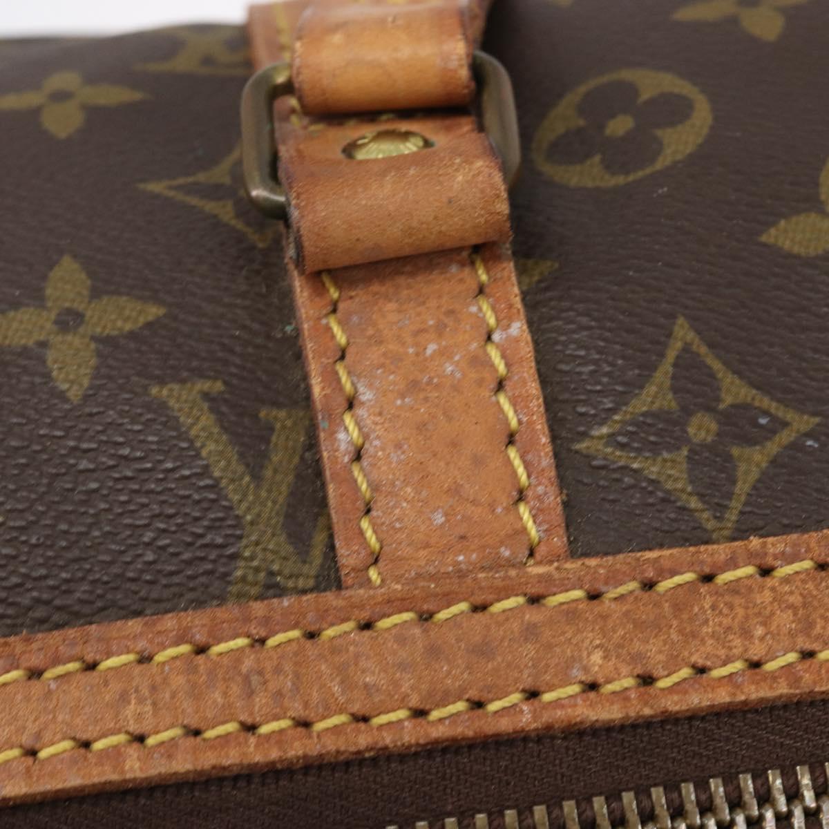 LOUIS VUITTON Monogram Sac Souple 35 Boston Bag M41626 LV Auth 202770