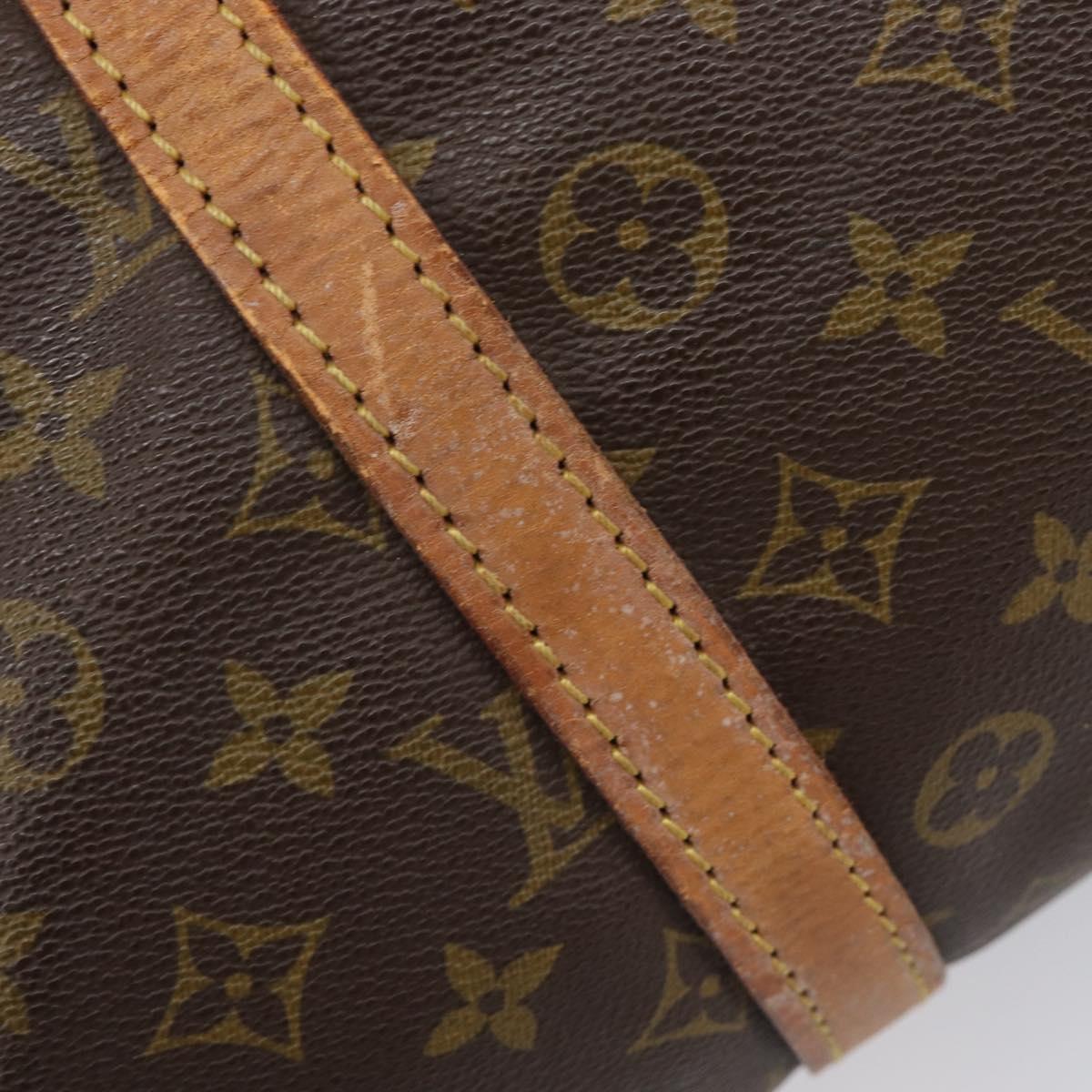 LOUIS VUITTON Monogram Sac Souple 35 Boston Bag M41626 LV Auth 202770