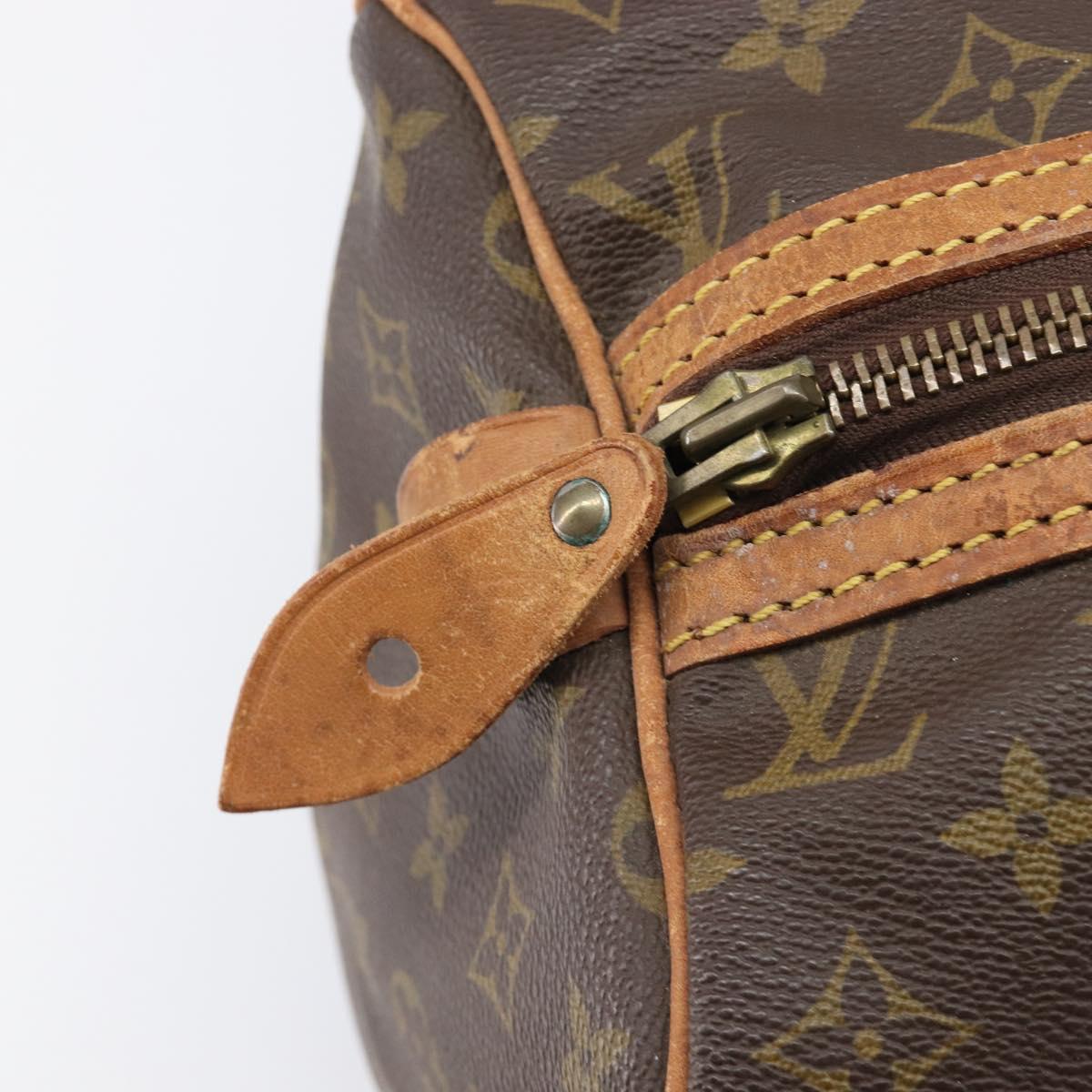 LOUIS VUITTON Monogram Sac Souple 35 Boston Bag M41626 LV Auth 202770