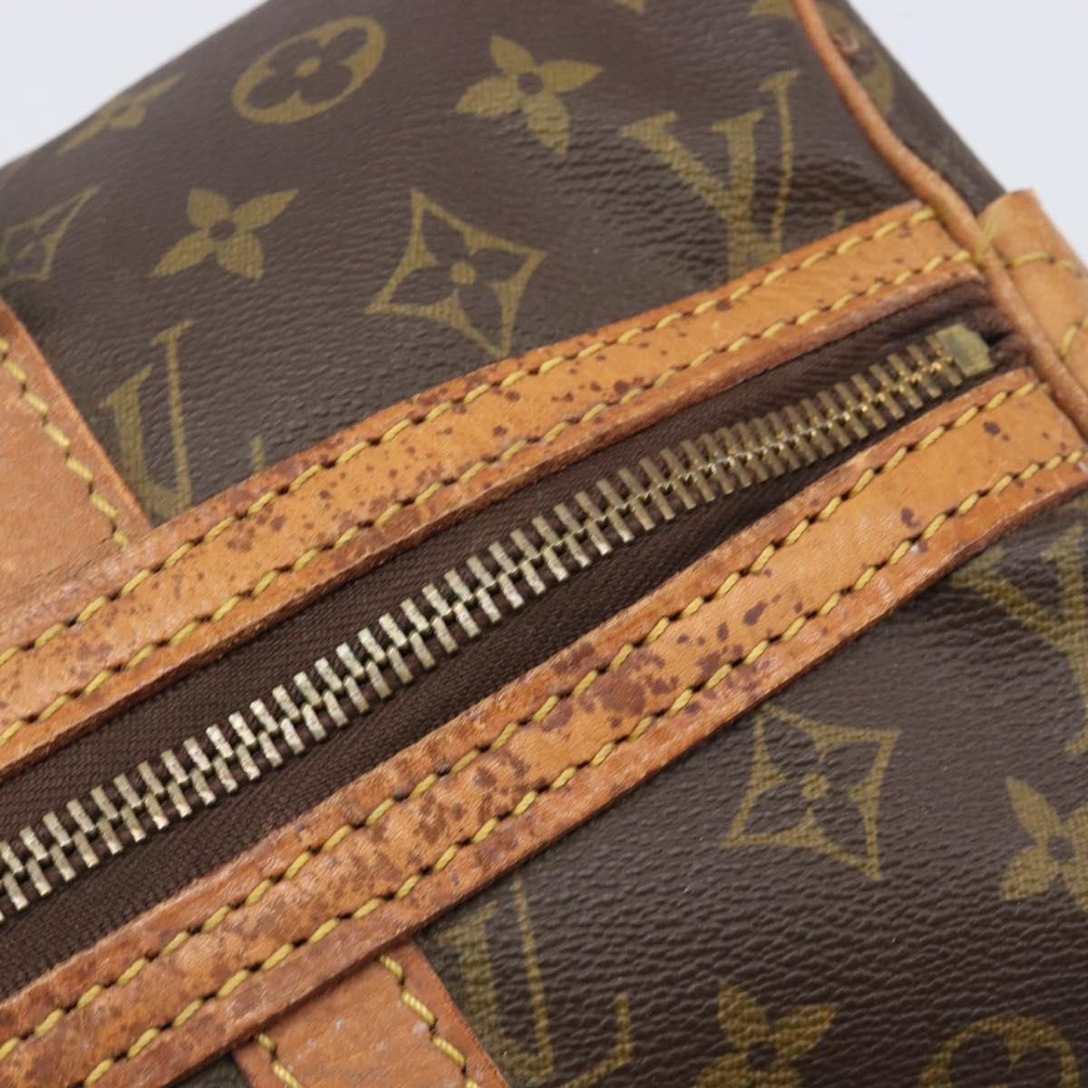 LOUIS VUITTON Monogram Sac Souple 35 Boston Bag M41626 LV Auth 202770