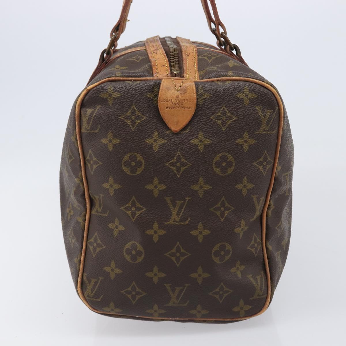 LOUIS VUITTON Monogram Sac Souple 35 Boston Bag M41626 LV Auth 202770