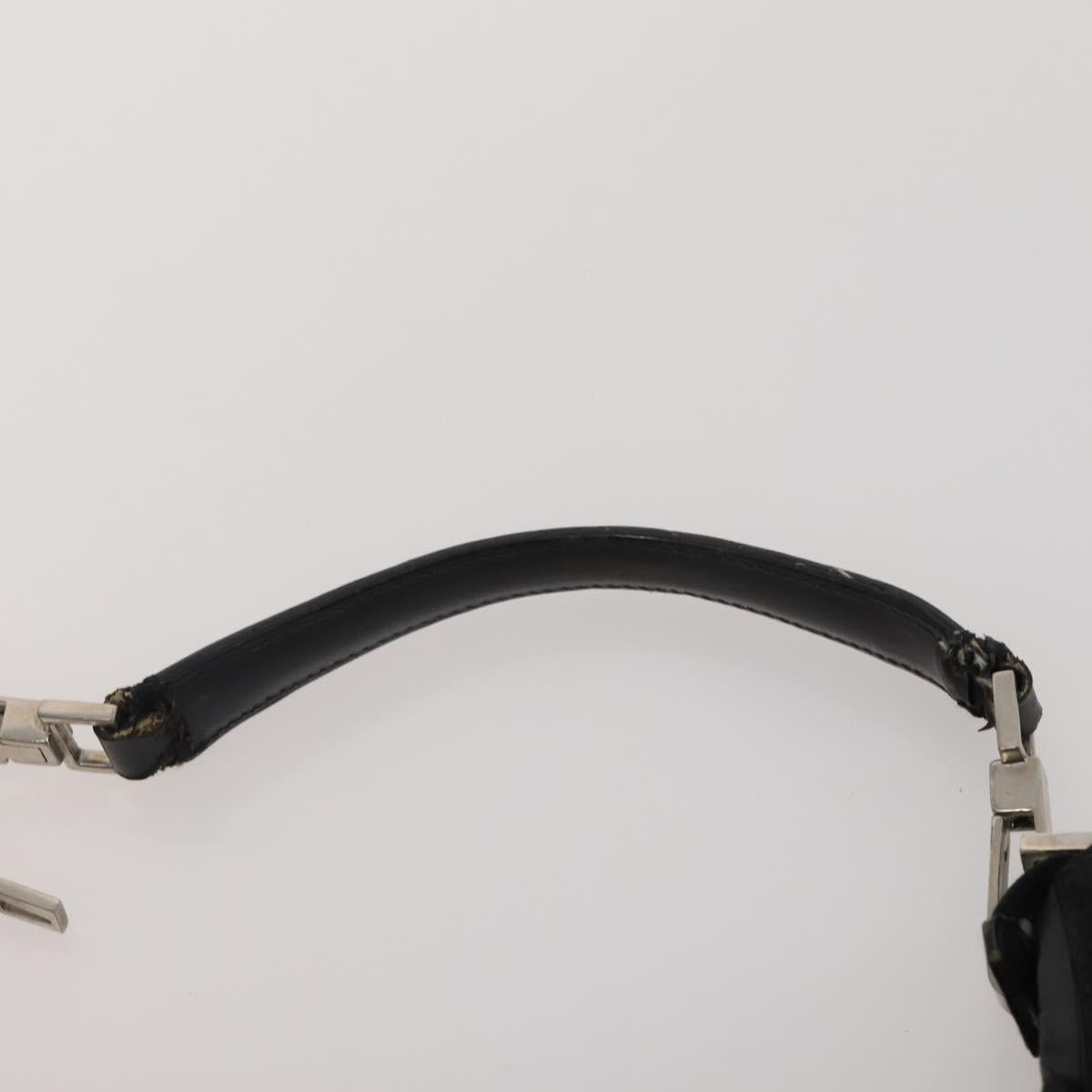 GUCCI GG Canvas Shoulder Bag Nylon 2 Set Beige Black Auth 202774