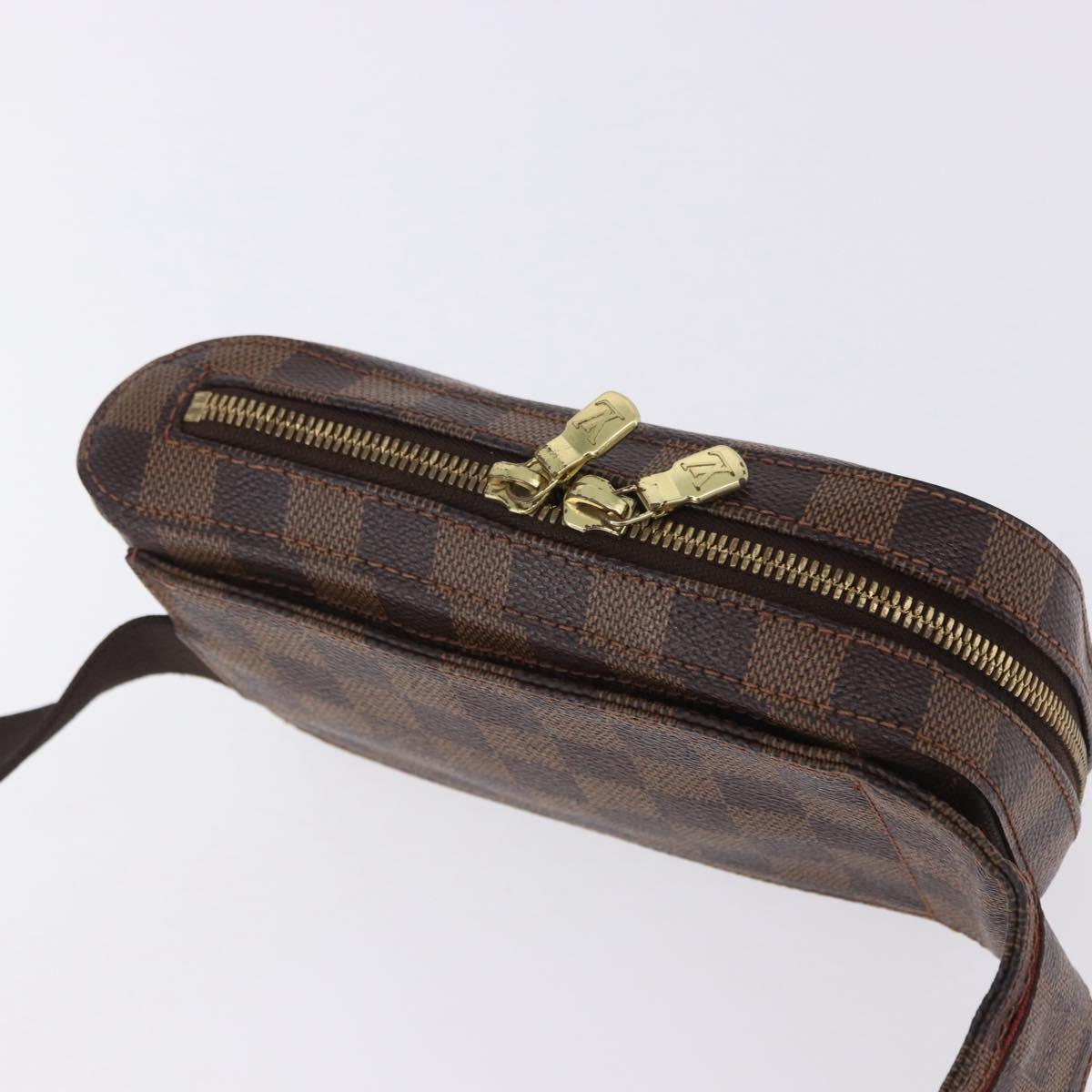 LOUIS VUITTON Damier Ebene Geronimos Shoulder Bag N51994 LV Auth 202802