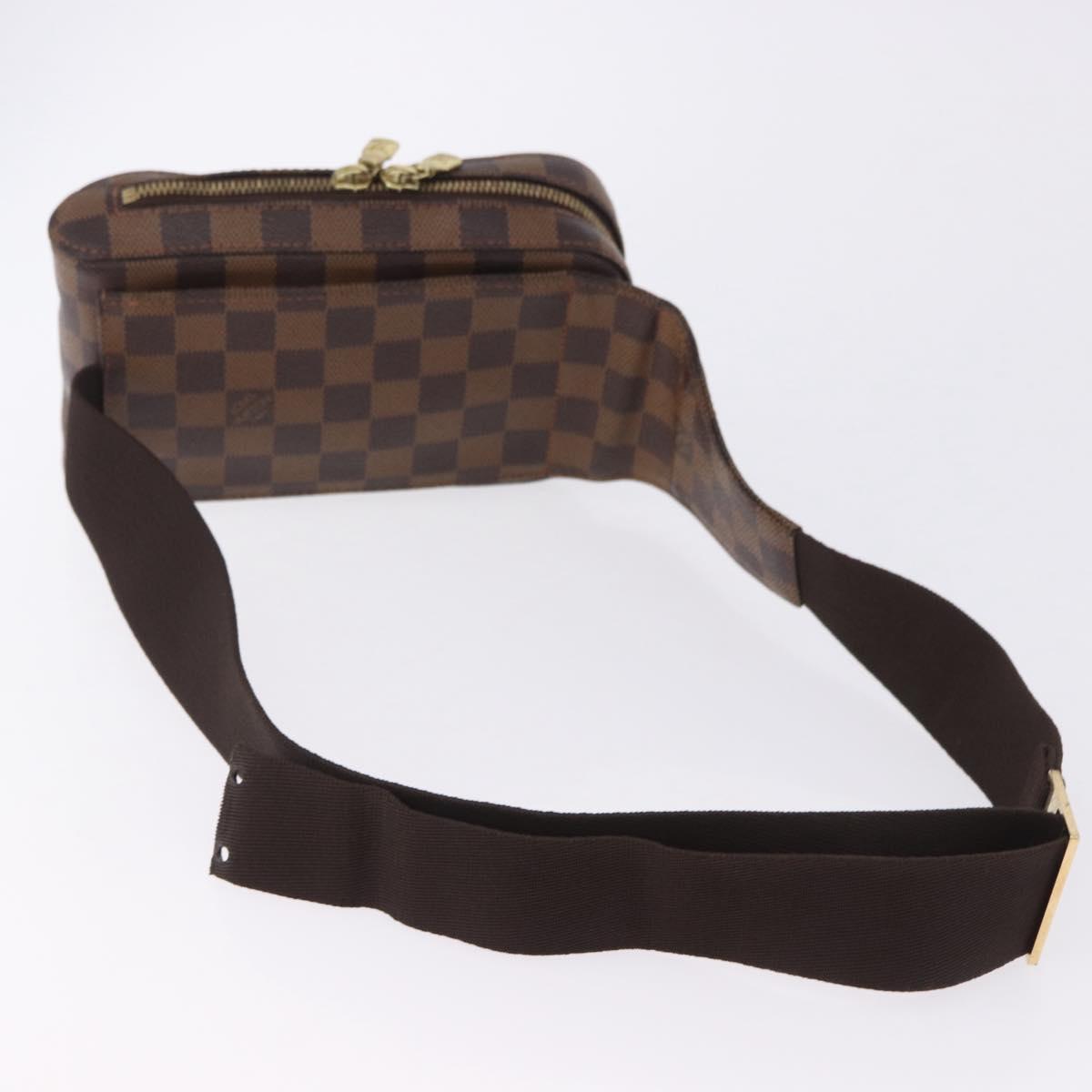 LOUIS VUITTON Damier Ebene Geronimos Shoulder Bag N51994 LV Auth 202802