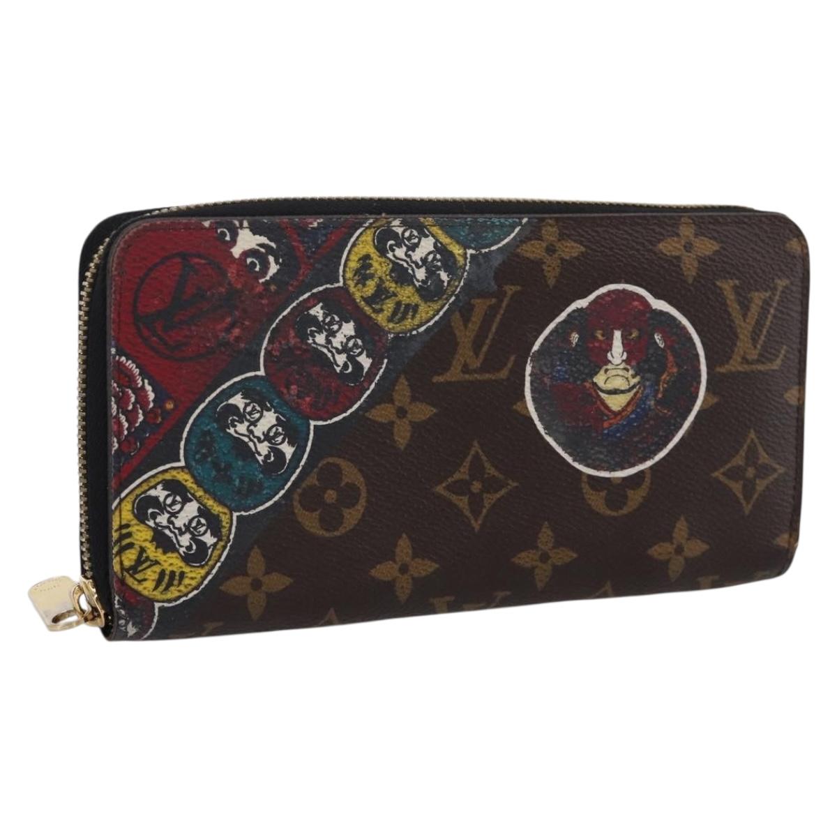 LOUIS VUITTON Monogram Yamamoto Kansai Zippy Wallet M67249 LV Auth 202803