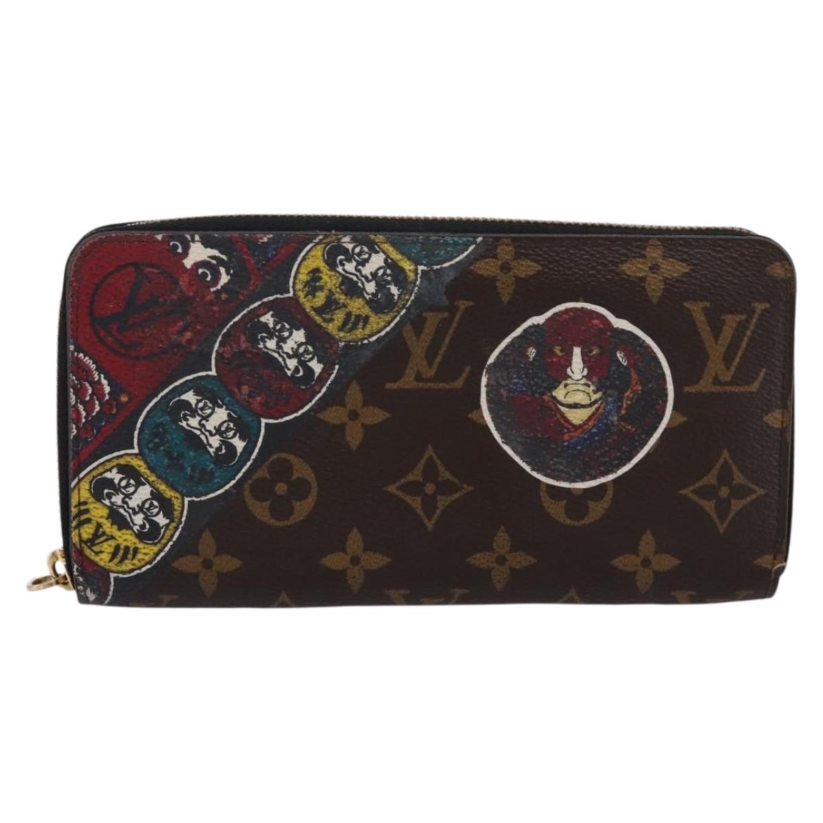 LOUIS VUITTON Monogram Yamamoto Kansai Zippy Wallet M67249 LV Auth 202803