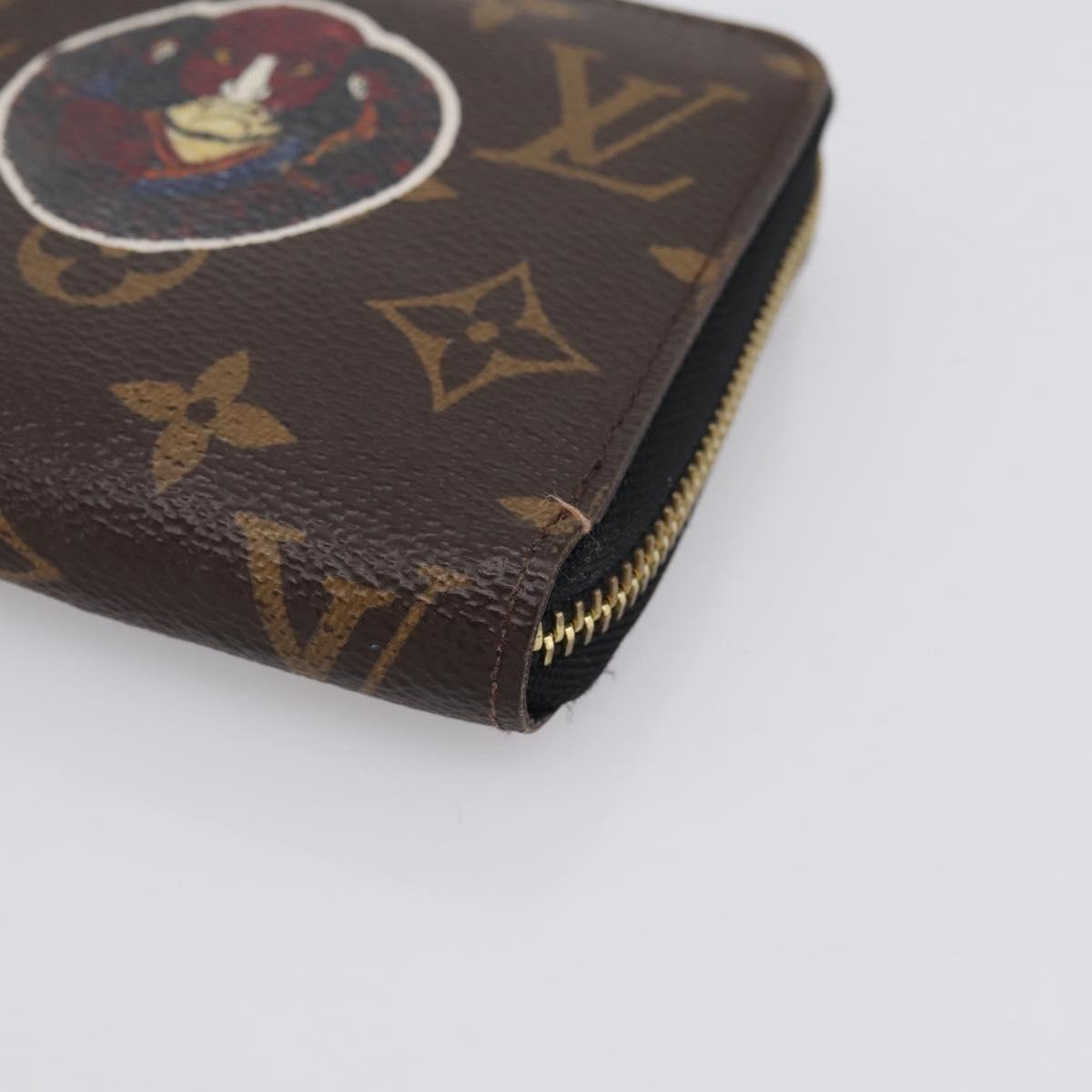 LOUIS VUITTON Monogram Yamamoto Kansai Zippy Wallet M67249 LV Auth 202803