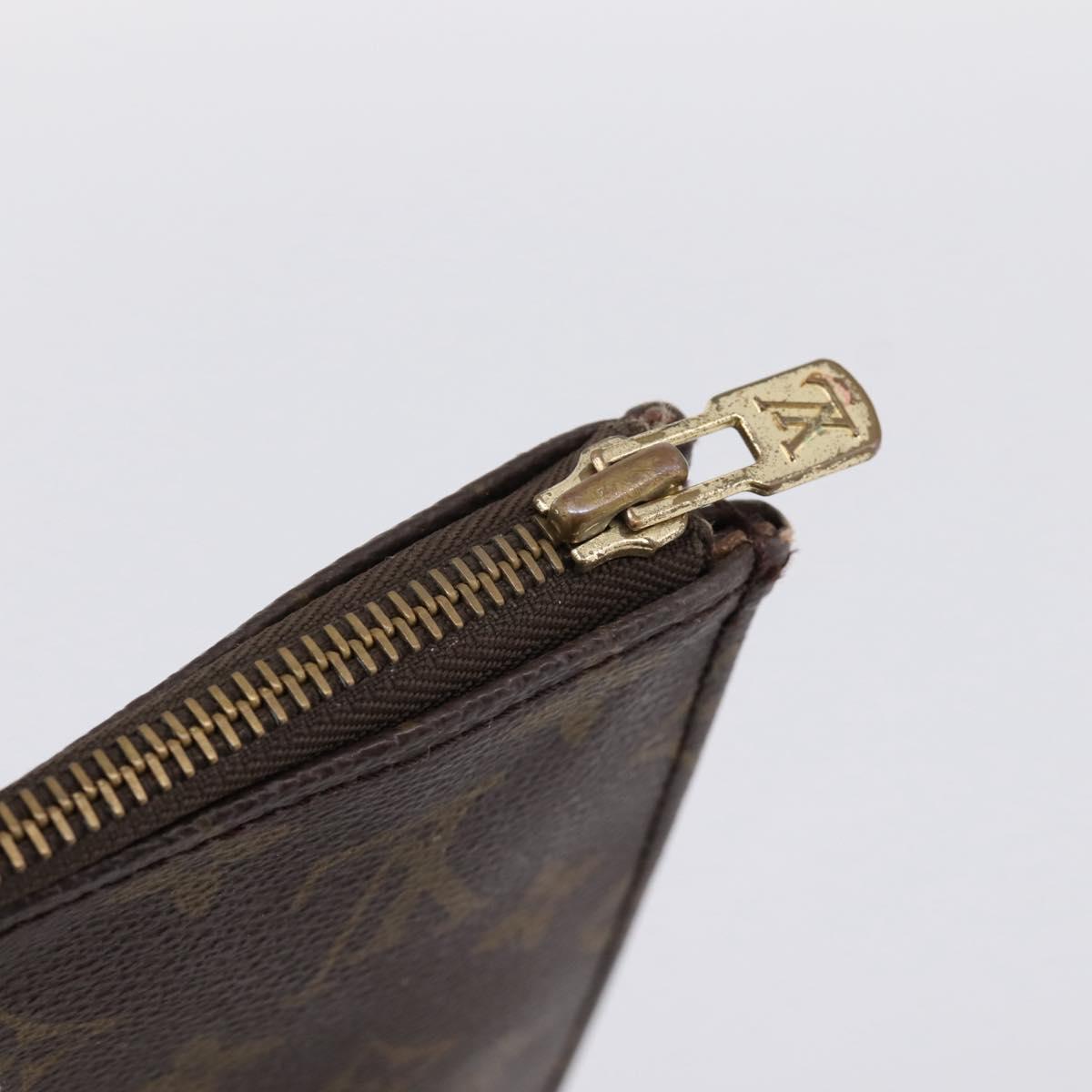 LOUIS VUITTON Monogram Posh Documents 33 Clutch Bag M53457 LV Auth 202804