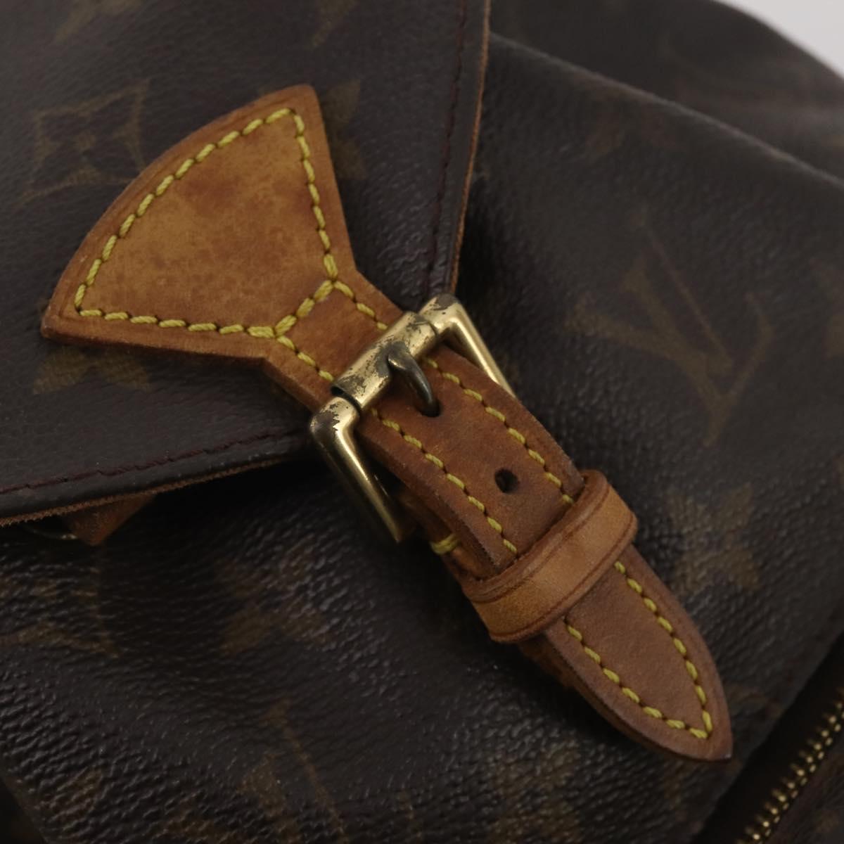LOUIS VUITTON Monogram Montsouris PM Backpack M51137 LV Auth 202806