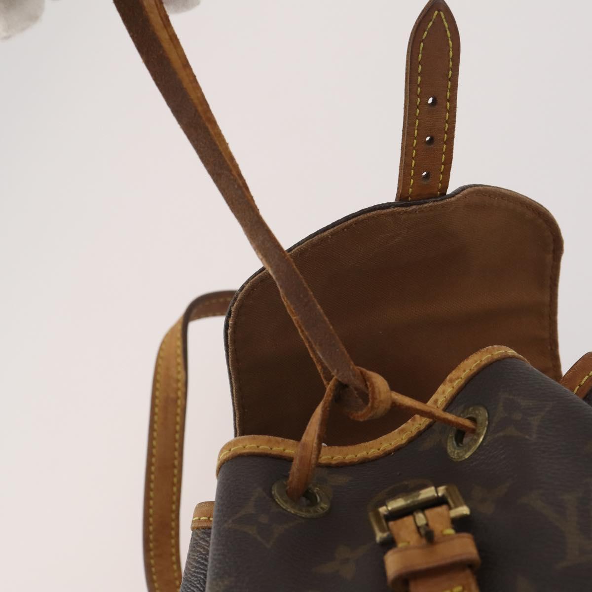 LOUIS VUITTON Monogram Montsouris PM Backpack M51137 LV Auth 202806