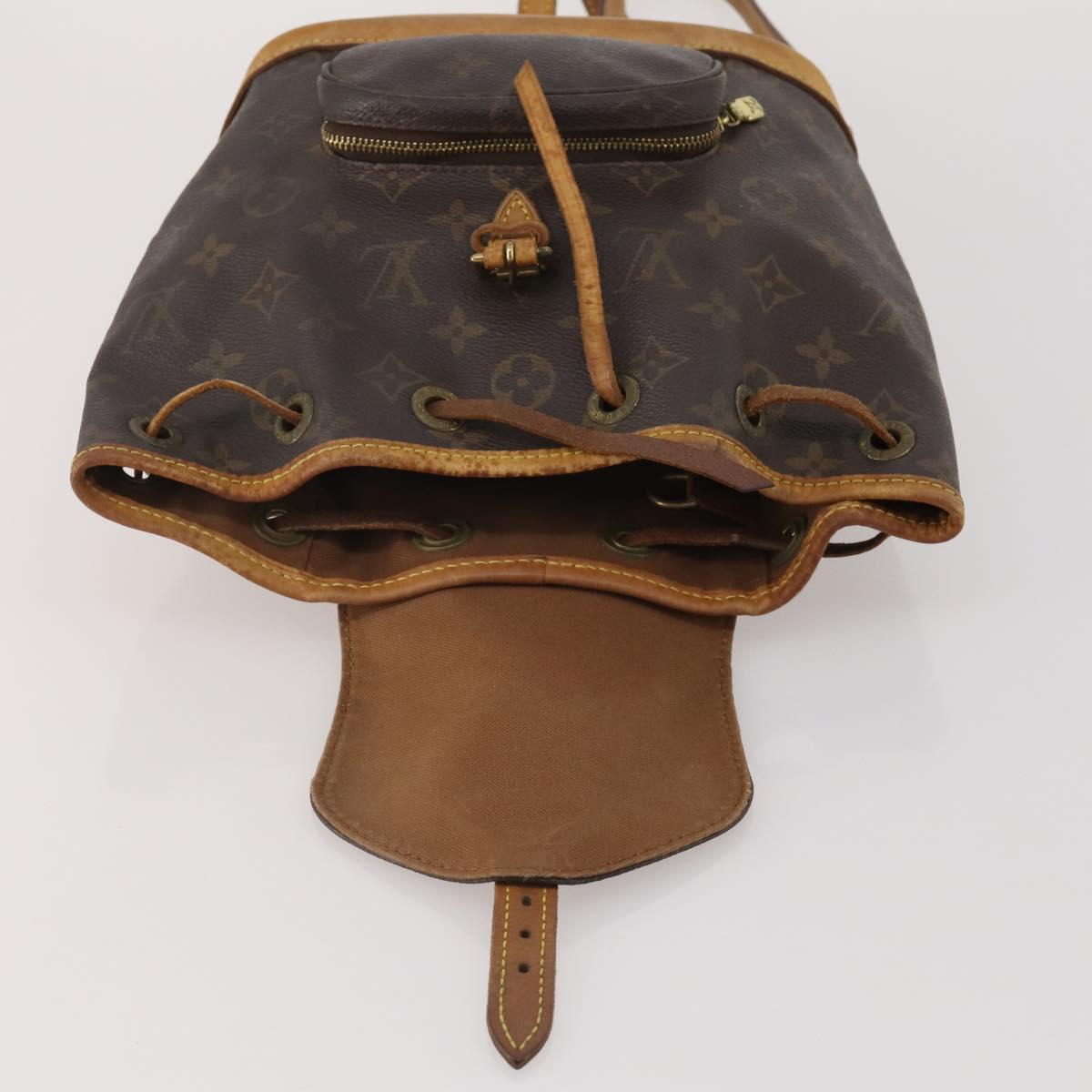 LOUIS VUITTON Monogram Montsouris PM Backpack M51137 LV Auth 202806