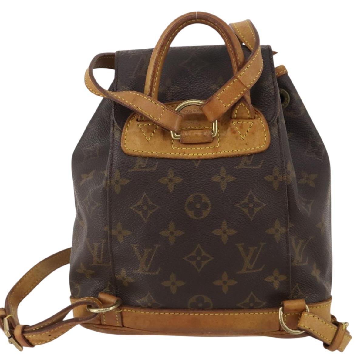 LOUIS VUITTON Monogram Montsouris PM Backpack M51137 LV Auth 202806
