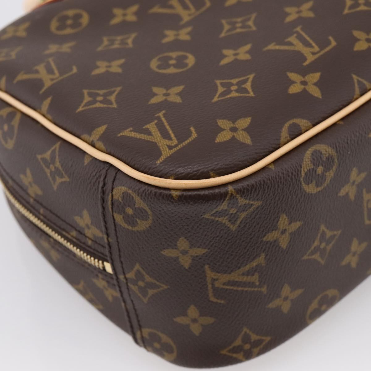 LOUIS VUITTON Monogram Trouville Hand Bag M42228 LV Auth 202808SAM