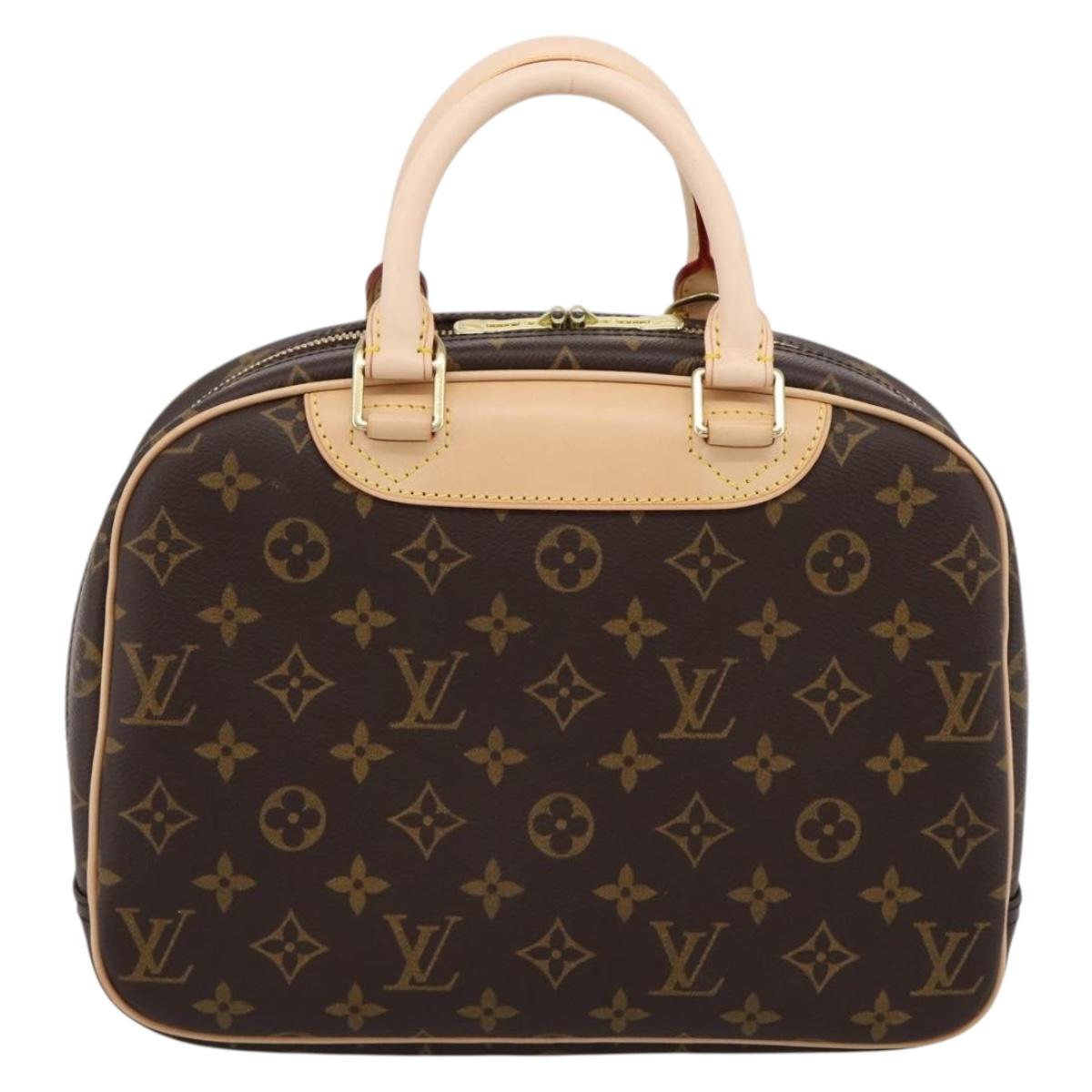 LOUIS VUITTON Monogram Trouville Hand Bag M42228 LV Auth 202808SAM