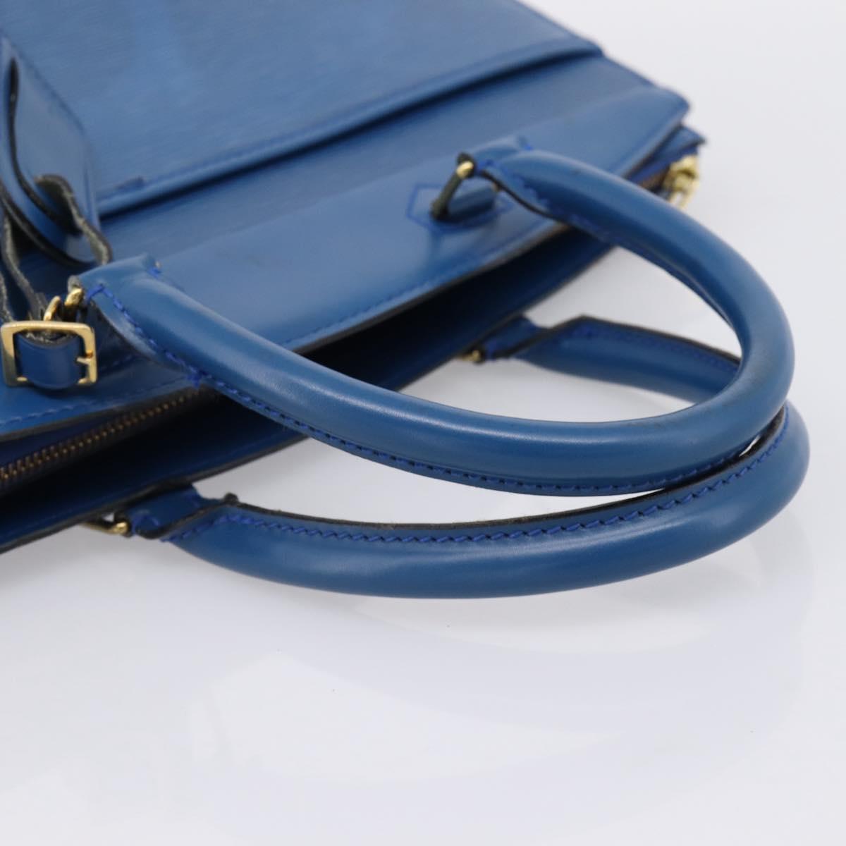 LOUIS VUITTON Epi Riviera Hand Bag Blue M48185 LV Auth 202810