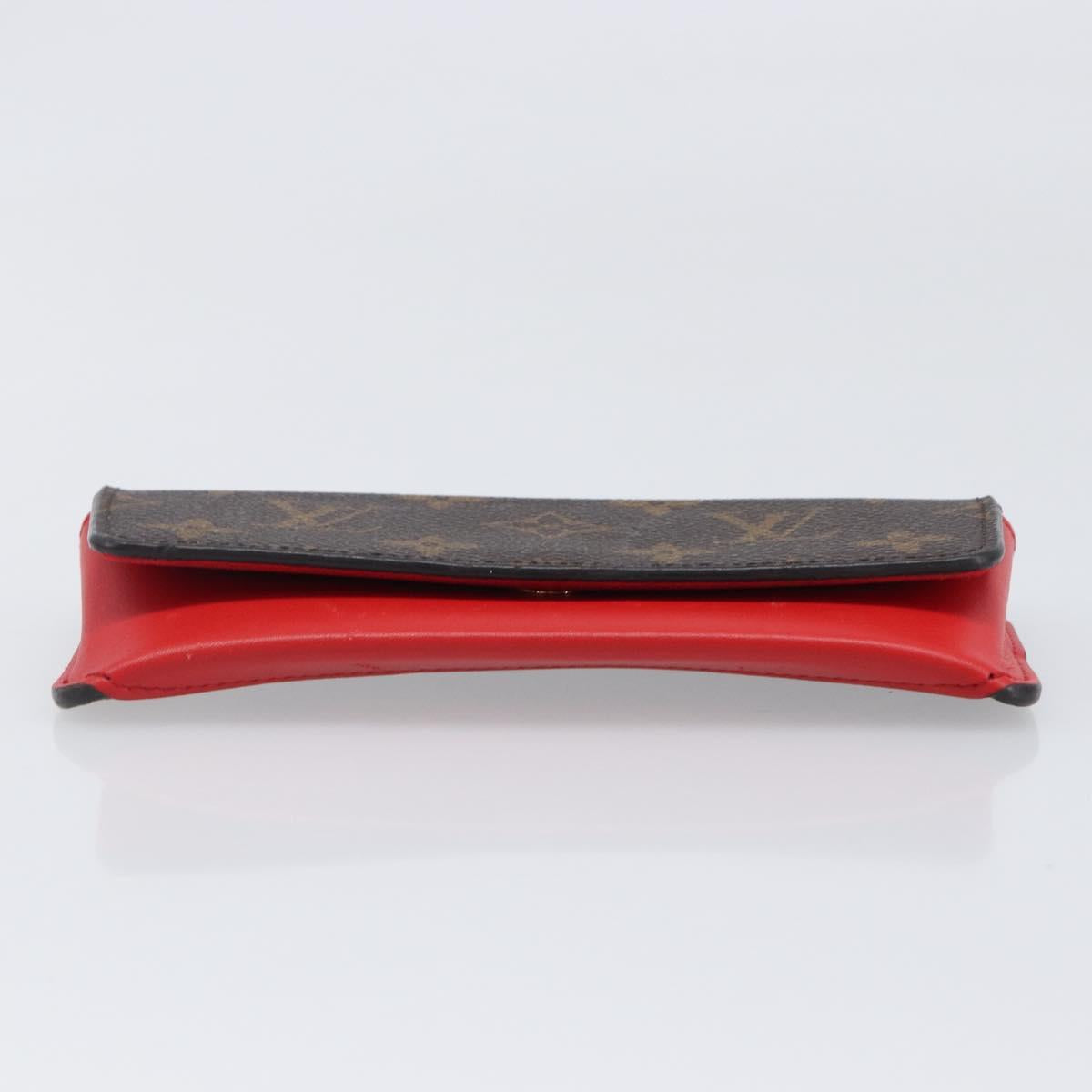 LOUIS VUITTON Monogram Etui Lunette Woody Glasses Case GI0372 LV Auth 202811