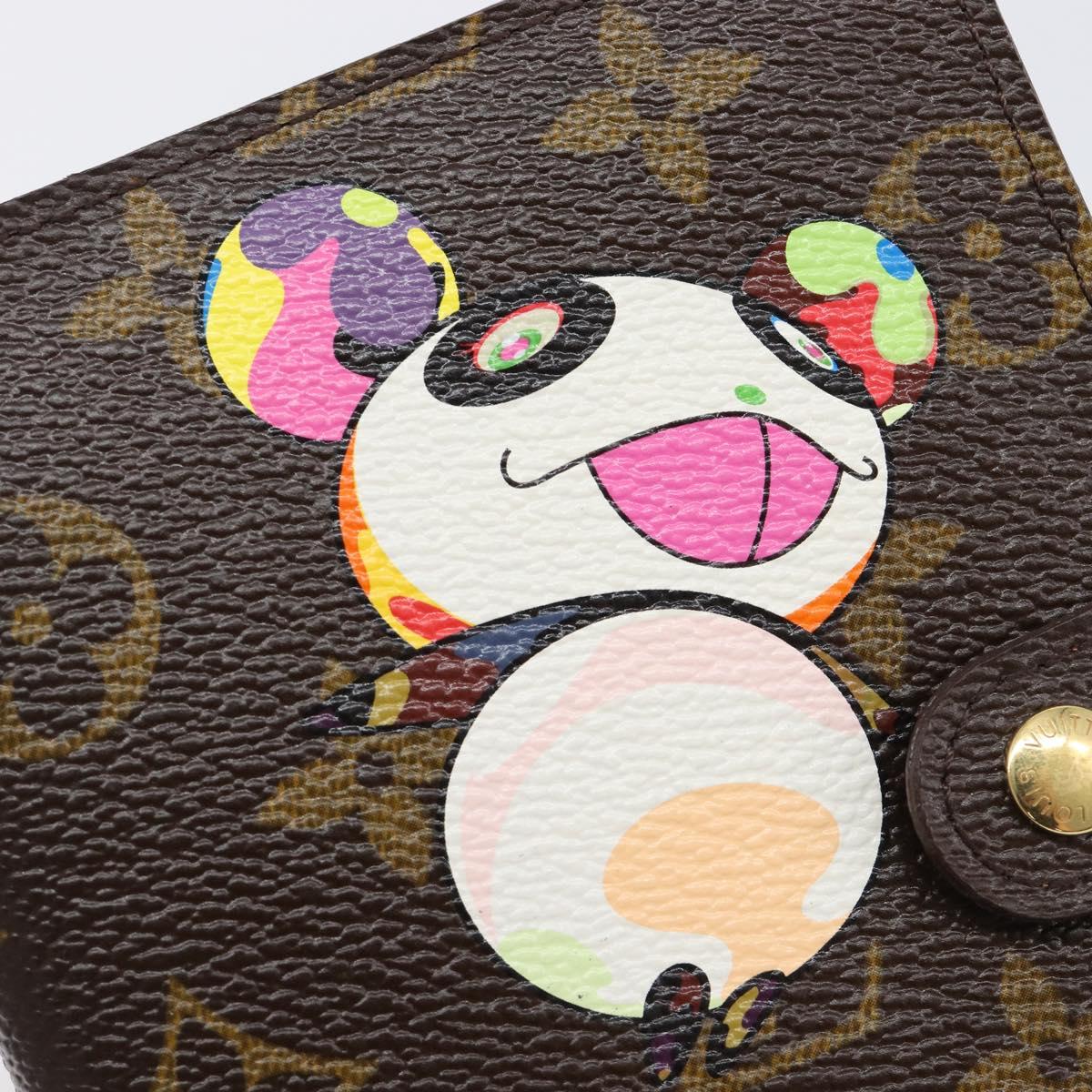 LOUIS VUITTON Monogram Panda Agenda PM Day Planner Cover R20011 LV Auth 202812V
