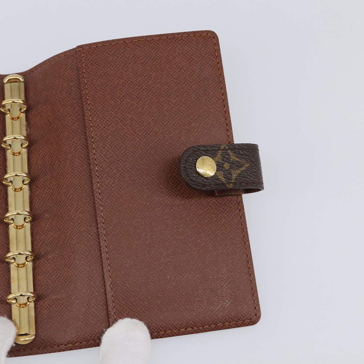 LOUIS VUITTON Monogram Panda Agenda PM Day Planner Cover R20011 LV Auth 202812V