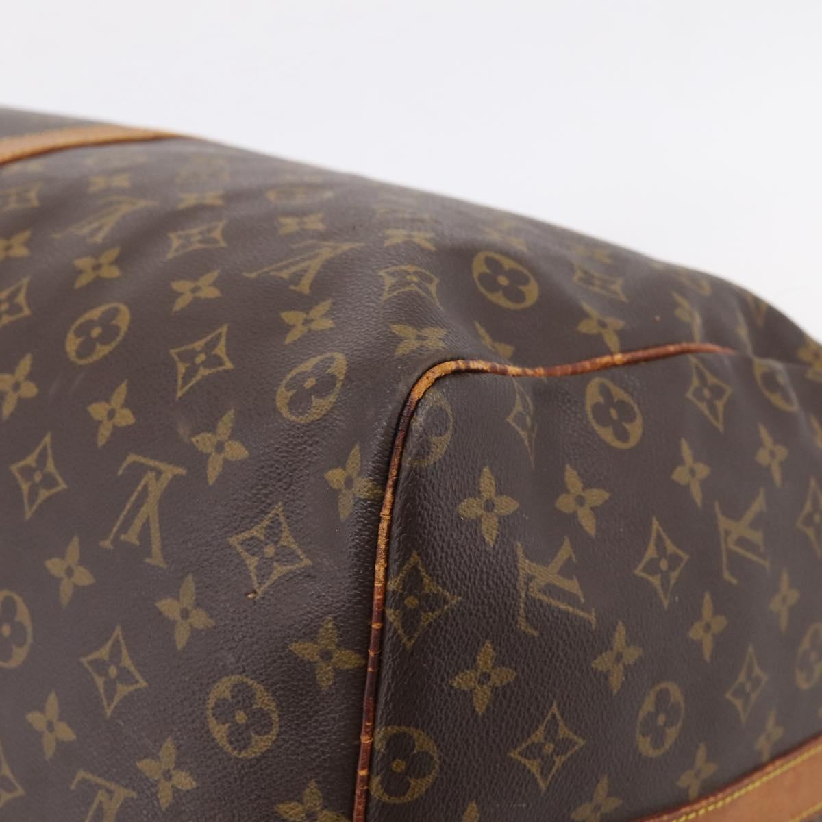LOUIS VUITTON Monogram Keepall Bandouliere 60 Boston Bag M41412 LV Auth 202814
