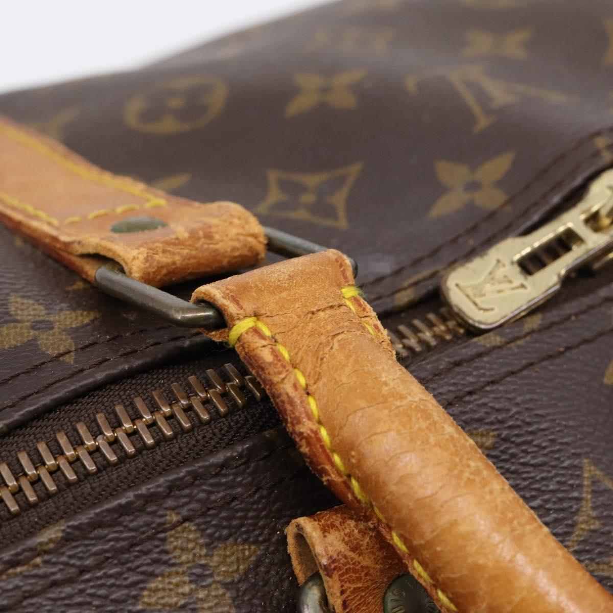LOUIS VUITTON Monogram Keepall Bandouliere 60 Boston Bag M41412 LV Auth 202814