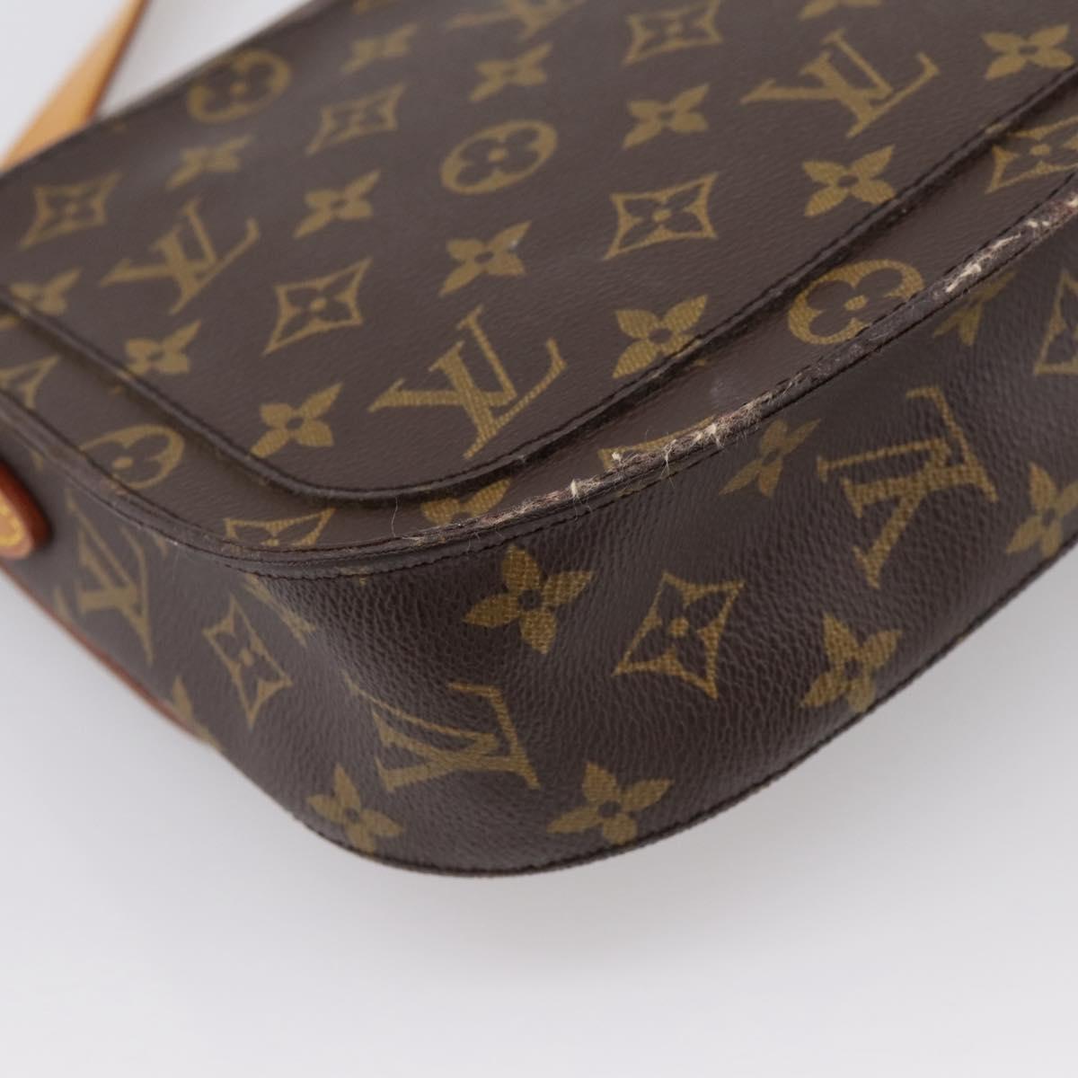 LOUIS VUITTON Monogram Saint Cloud GM Shoulder Bag M51242 LV Auth 202816