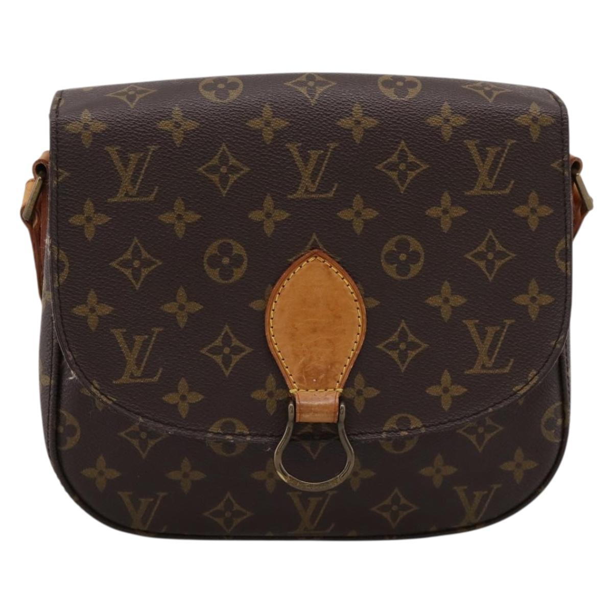 LOUIS VUITTON Monogram Saint Cloud GM Shoulder Bag M51242 LV Auth 202816