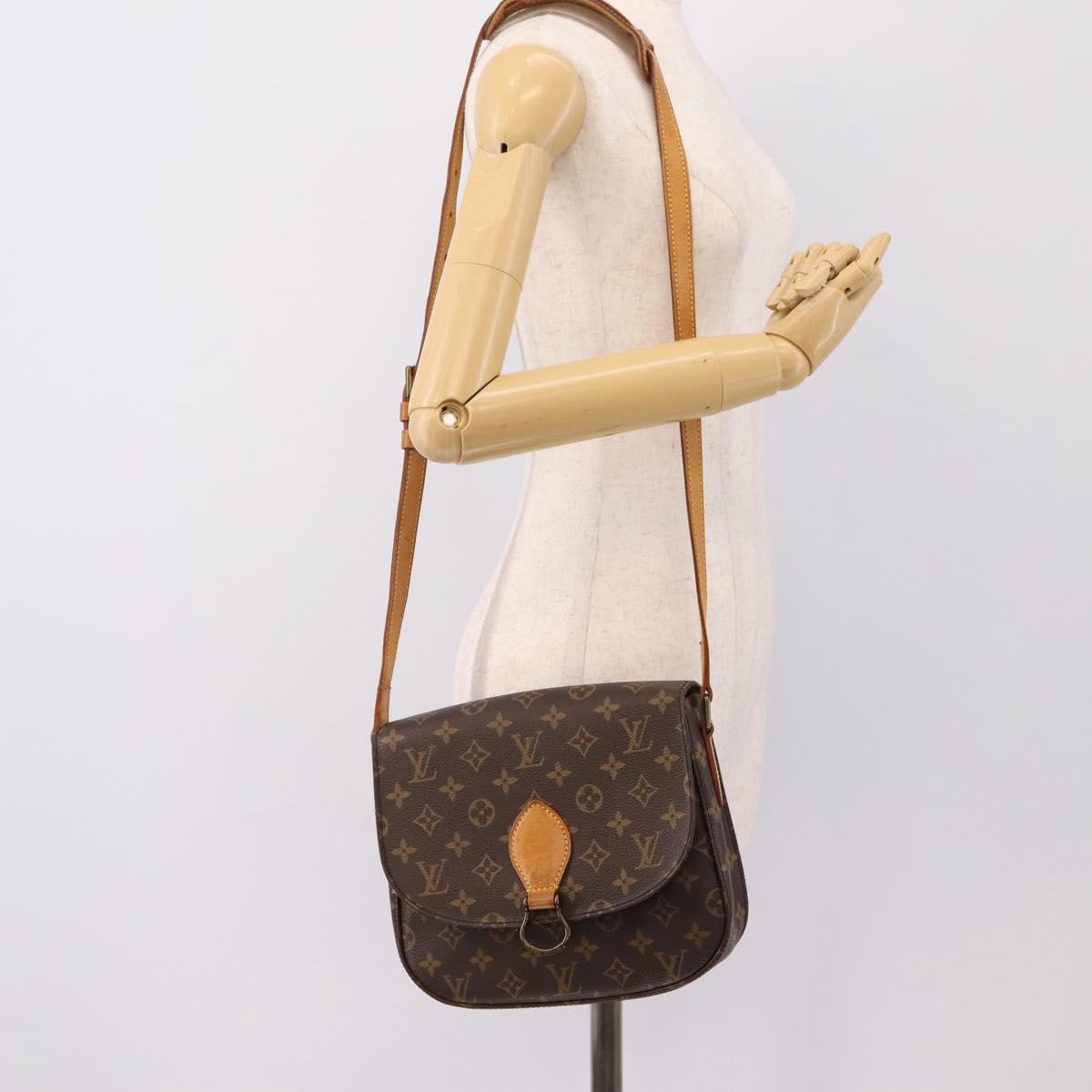 LOUIS VUITTON Monogram Saint Cloud GM Shoulder Bag M51242 LV Auth 202816