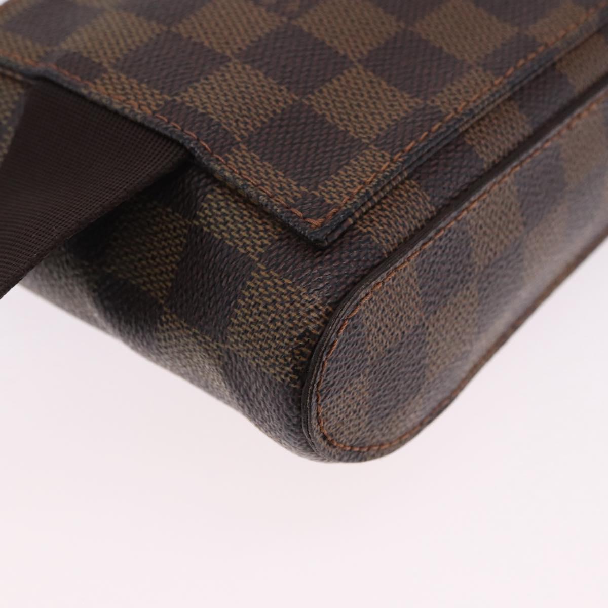 LOUIS VUITTON Damier Ebene Geronimos Shoulder Bag N51994 LV Auth 202819