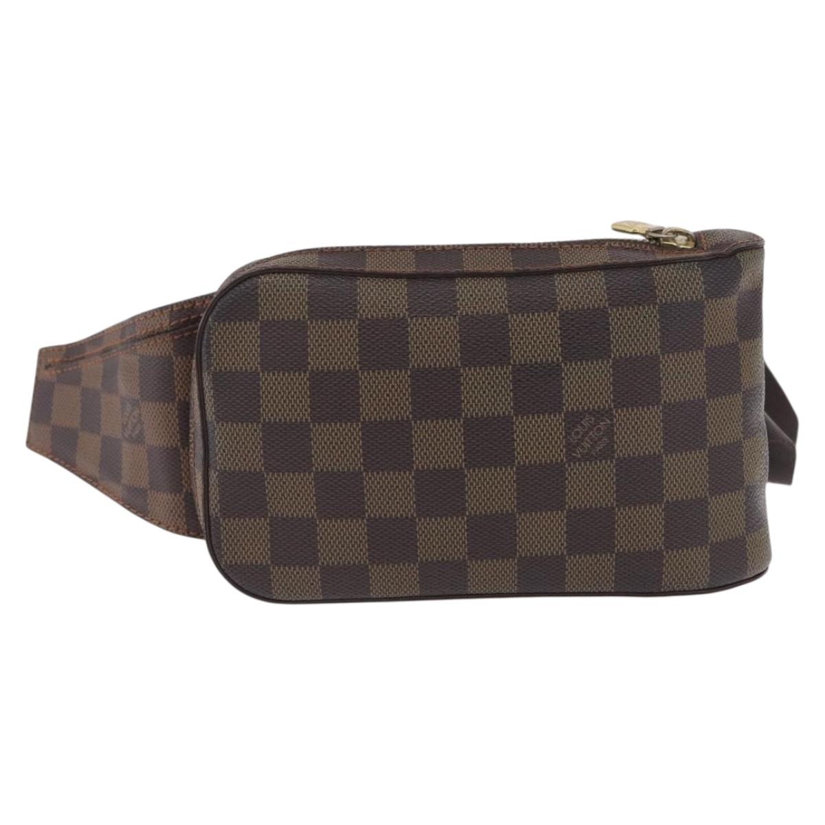 LOUIS VUITTON Damier Ebene Geronimos Shoulder Bag N51994 LV Auth 202819