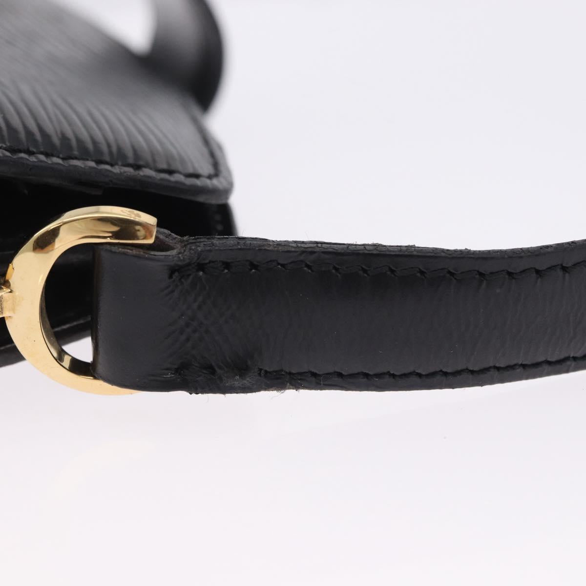 LOUIS VUITTON Epi Capuchin Shoulder Bag Black M52342 LV Auth 202821
