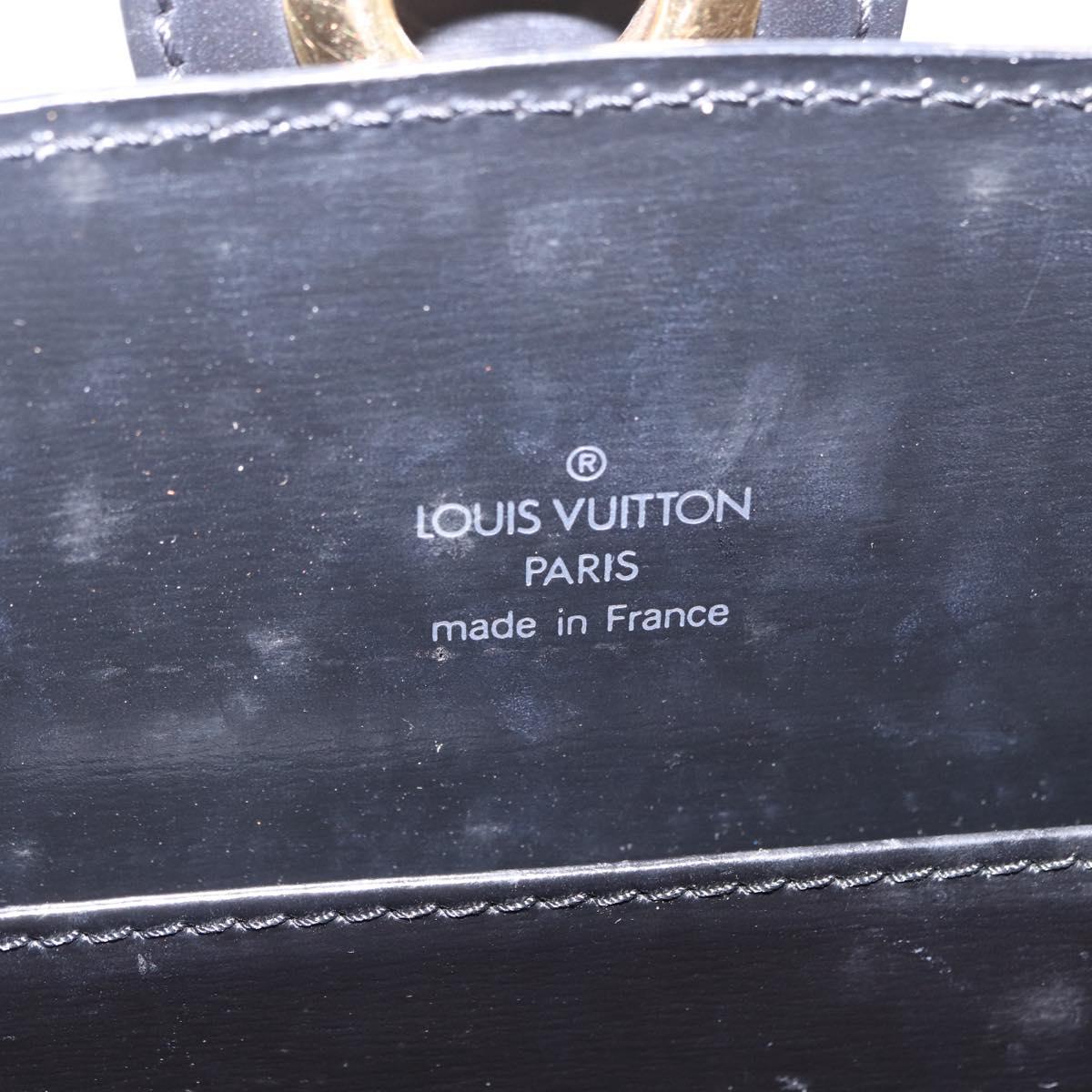 LOUIS VUITTON Epi Capuchin Shoulder Bag Black M52342 LV Auth 202821
