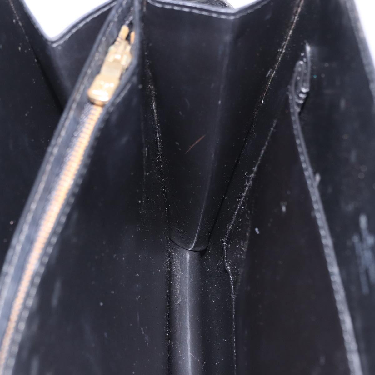 LOUIS VUITTON Epi Capuchin Shoulder Bag Black M52342 LV Auth 202821