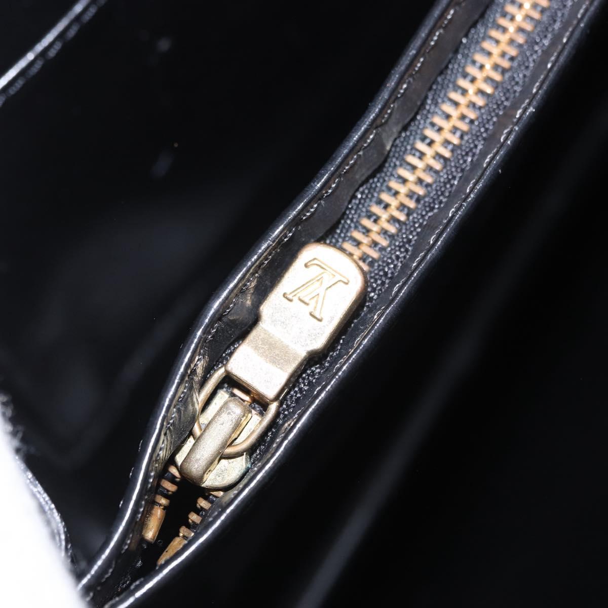 LOUIS VUITTON Epi Capuchin Shoulder Bag Black M52342 LV Auth 202821