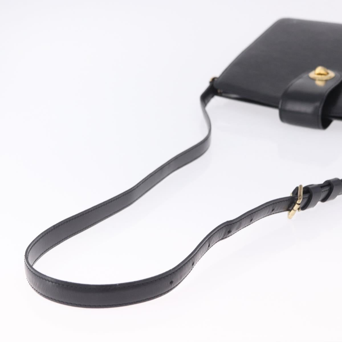 LOUIS VUITTON Epi Capuchin Shoulder Bag Black M52342 LV Auth 202821